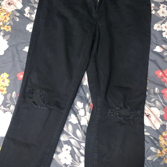 Torrid Jegging 18 TALL split knee black - Picture 4 of 4